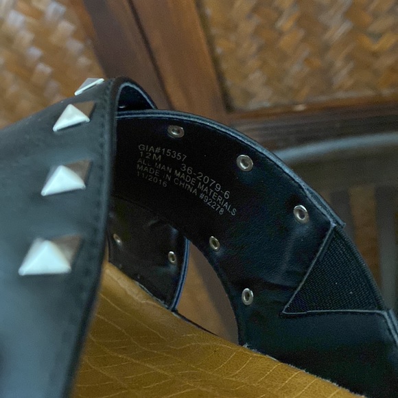 COMFORTVIEW - Gia Studded Sandal Black 12M - Picture 7 of 7